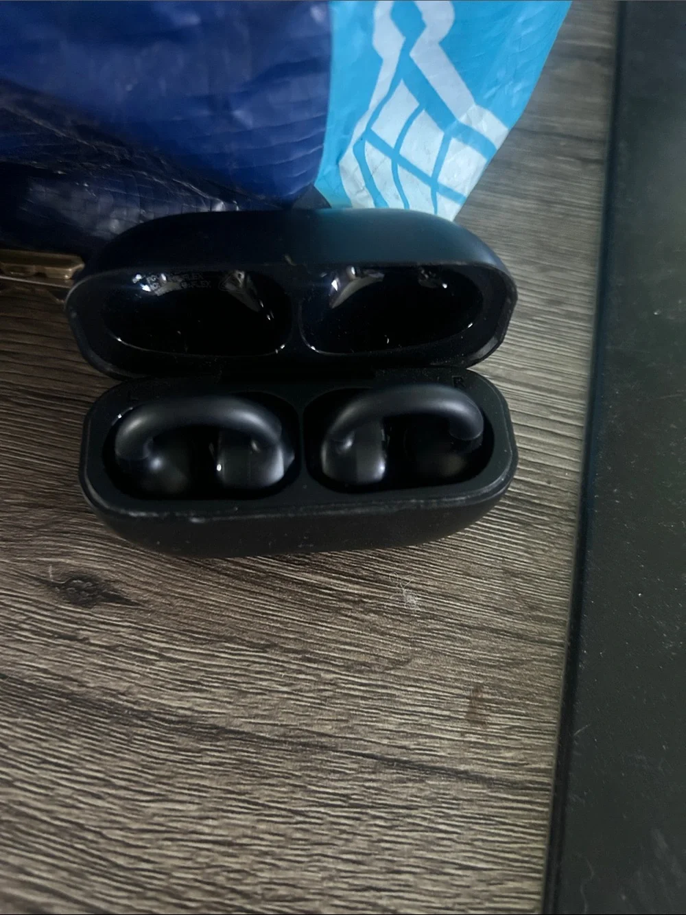 True Wireless Earbuds with Charging Case - Black